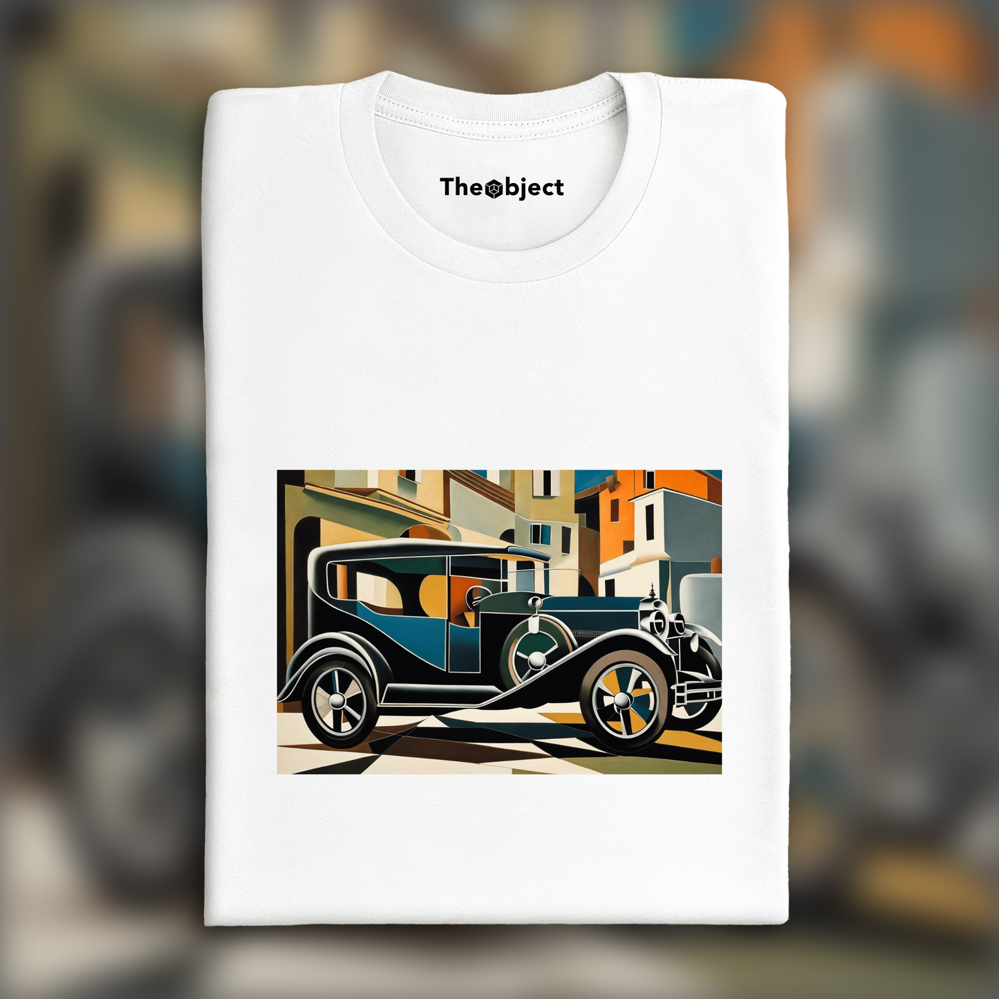 T-Shirt - Cubism with geometric precision, Car - 1938256568