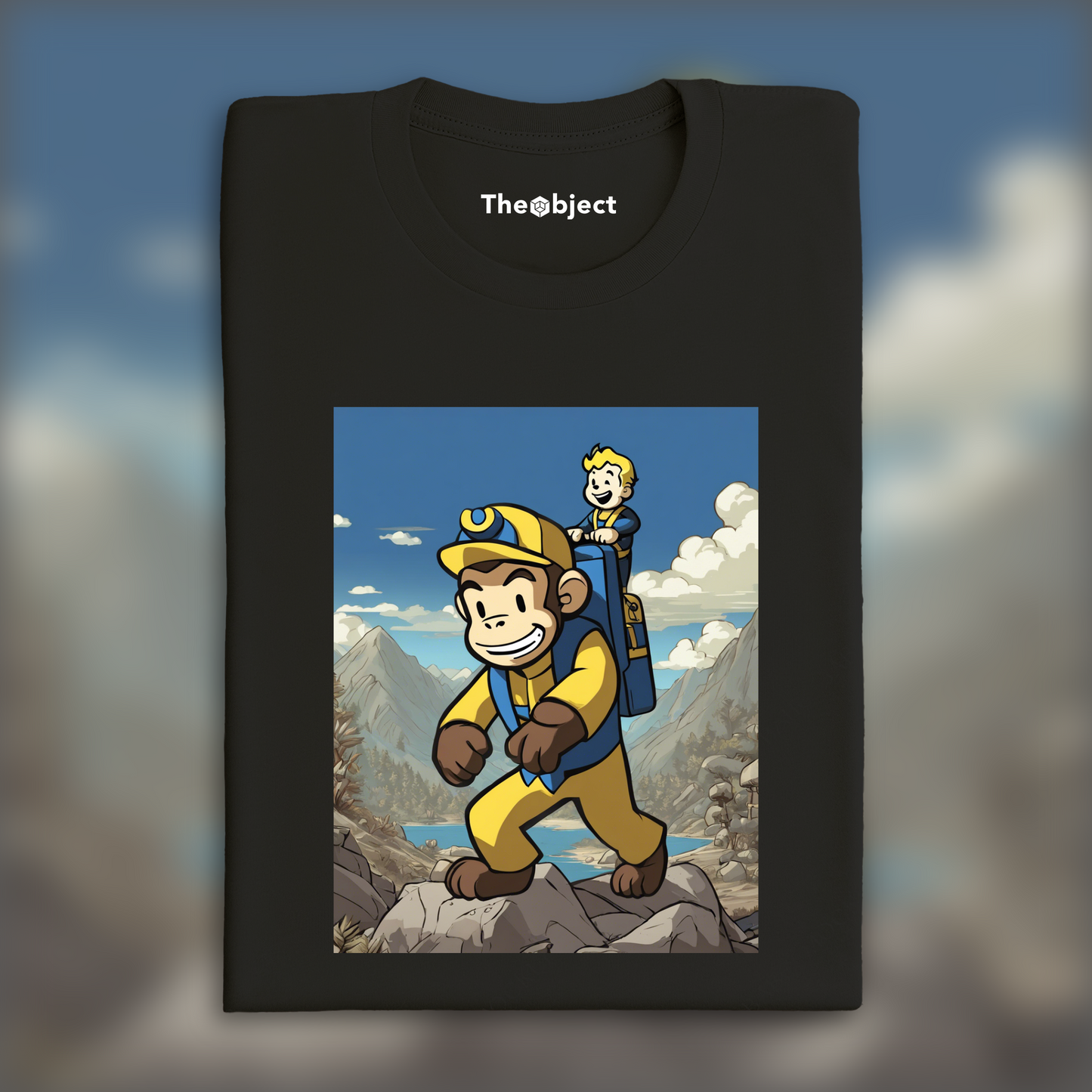 T-Shirt - Atmosphère Fallout (jeu vidéo), Singe - 3535481988