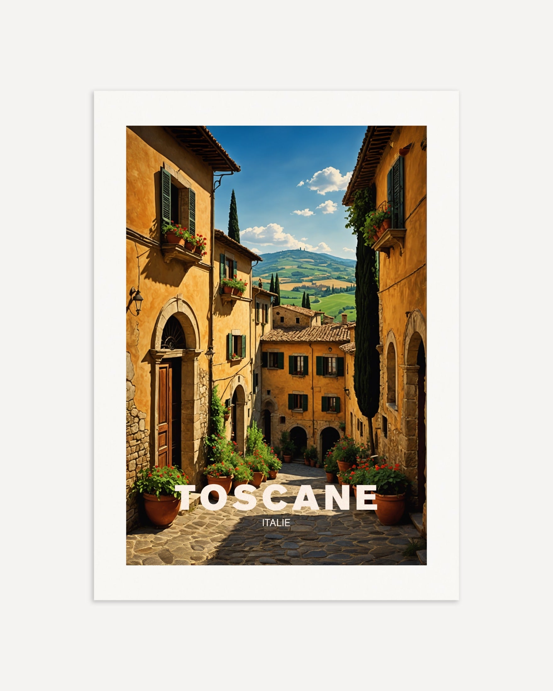 Poster: Vineyard in Tuscany