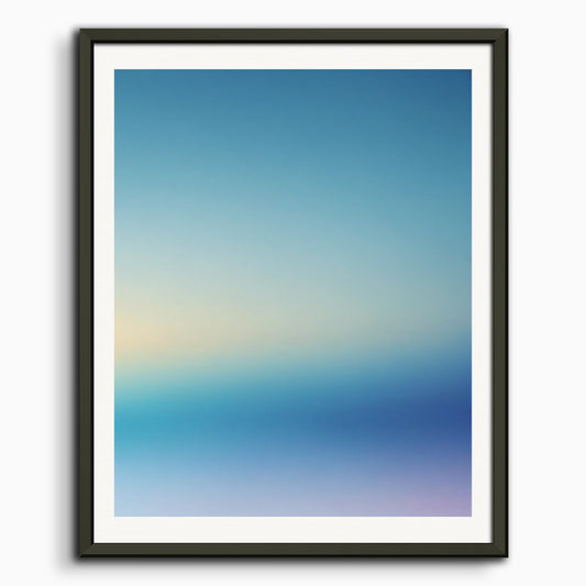 Poster: Soothing Abstract Gradients, blue sky