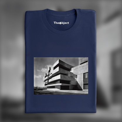 T-Shirt - Abstract photography, nature and geometric patterns , Brutalist architecture, city - 3228425031