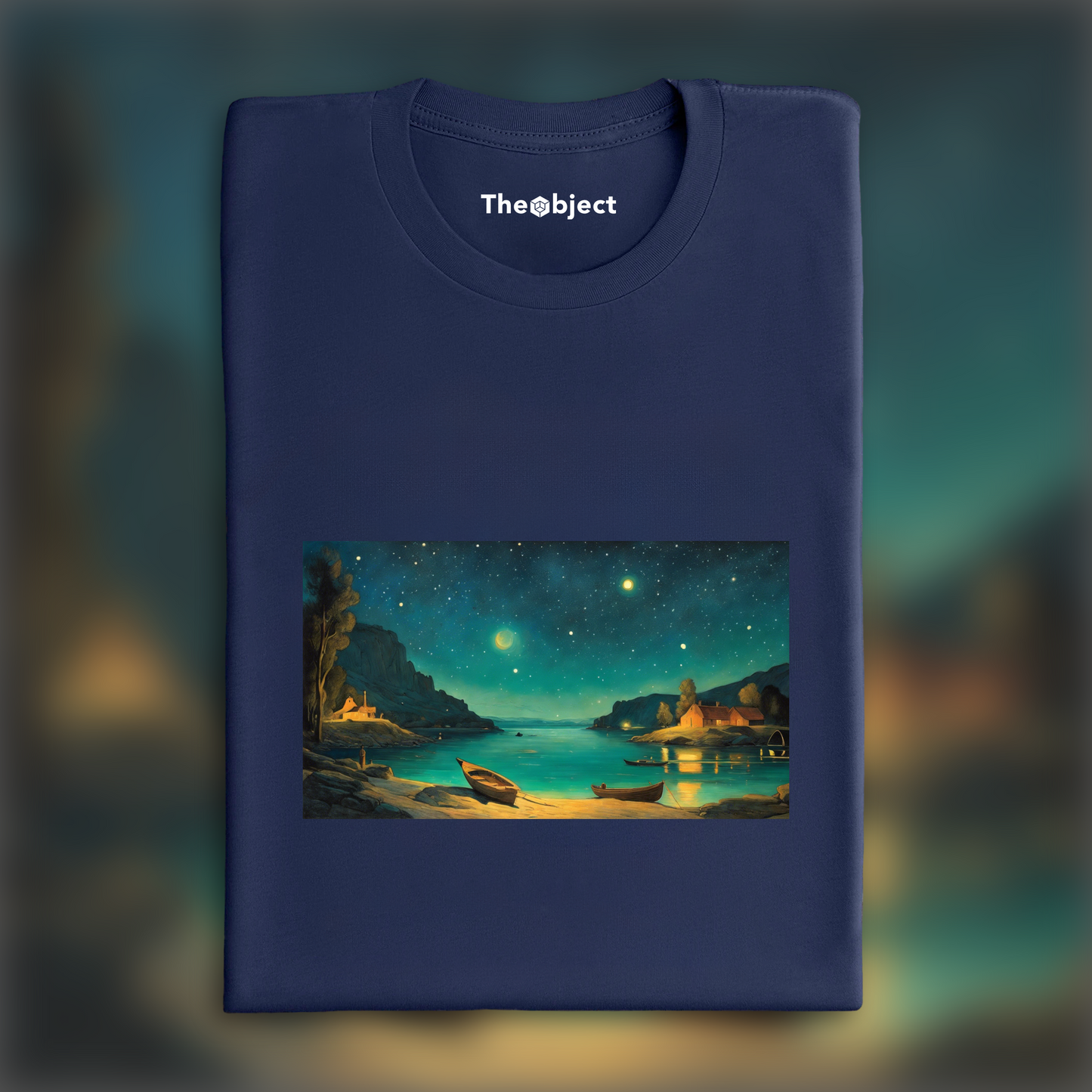 T-Shirt - Post-impressionism with innovative forms, Astronomy - 3988160199