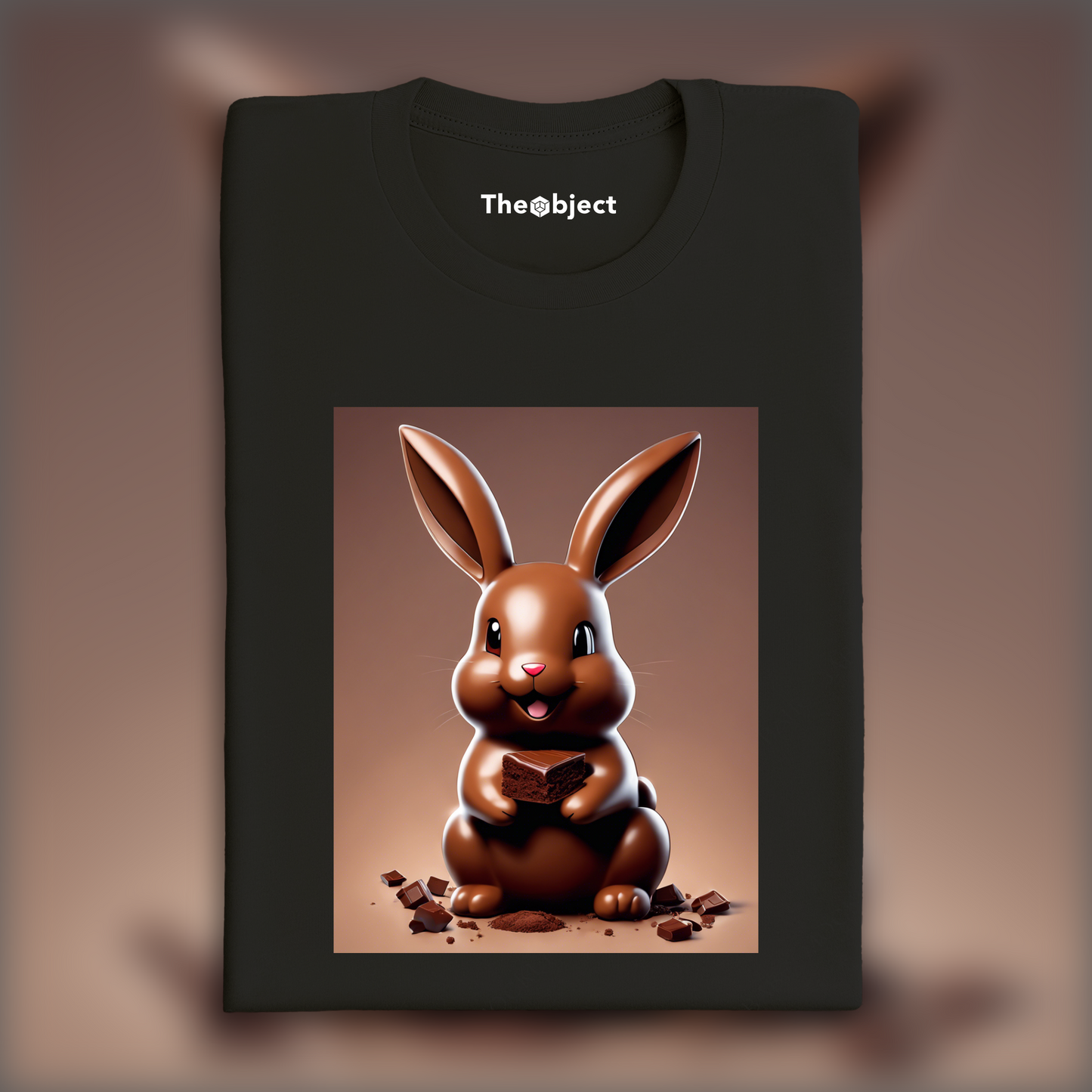 T-Shirt - Pokémon , Lapin avec  œuf en chocolat  - 30037729