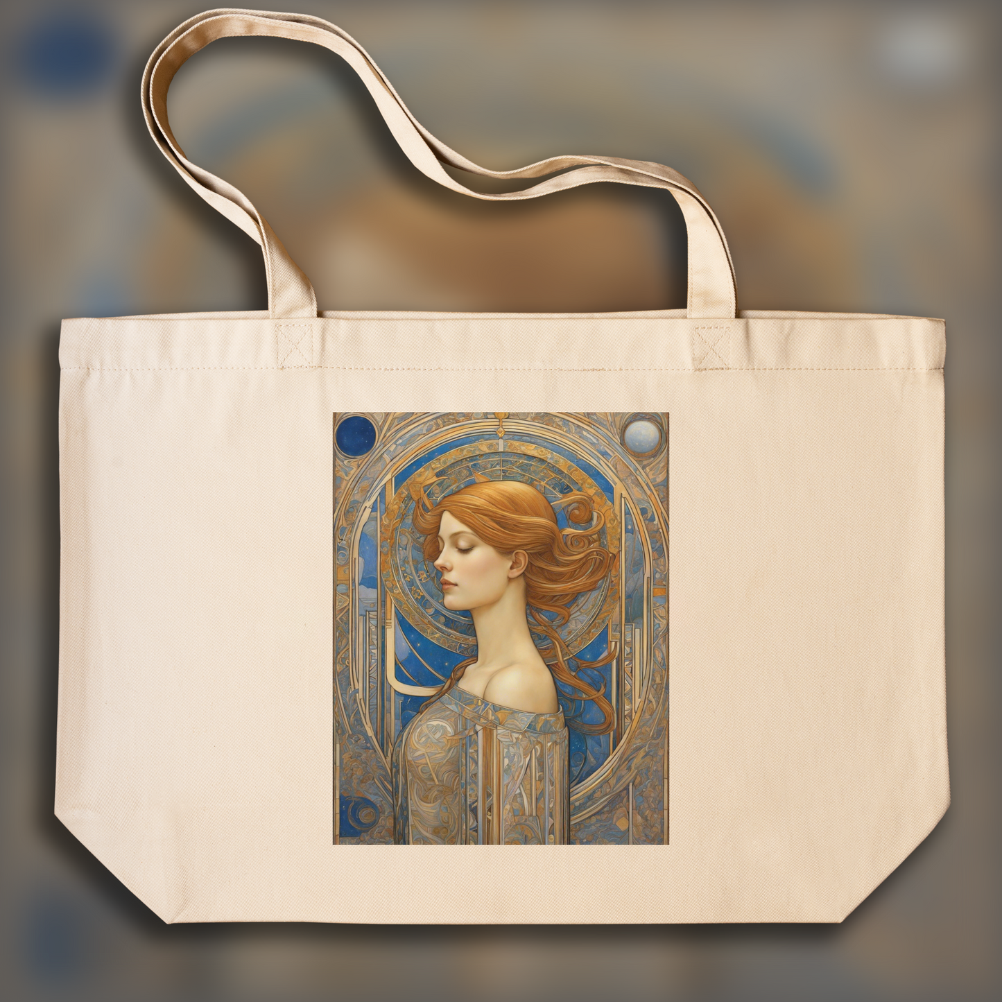 Tote bag - Mystical and spiritual symbolism, Astrology, libra sign - 977706066