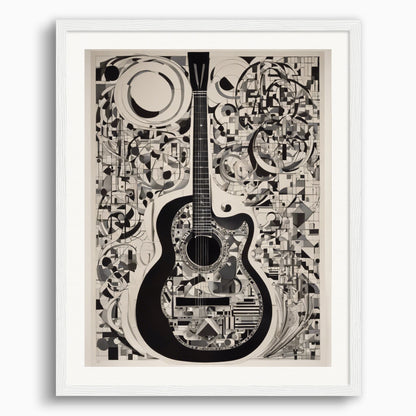 Poster: Willi Baumeister, Guitare