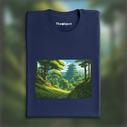 T-Shirt - Japanese animation studio, Forest - 4095437608