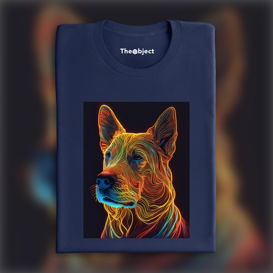 T-Shirt - Photolab luminescent neon, Dog - 207728415