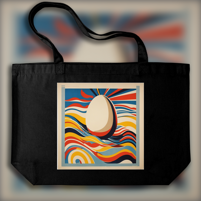 Tote bag - Poster américain des années 60, Oeuf - 787685651