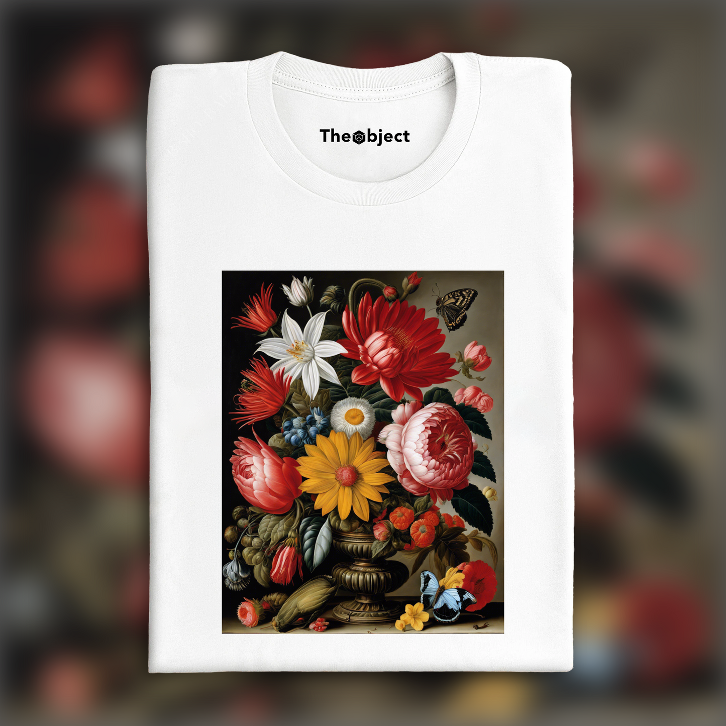 T-Shirt - Nature morte florale détaillée, beauté botanique, Fleur - 1756223726