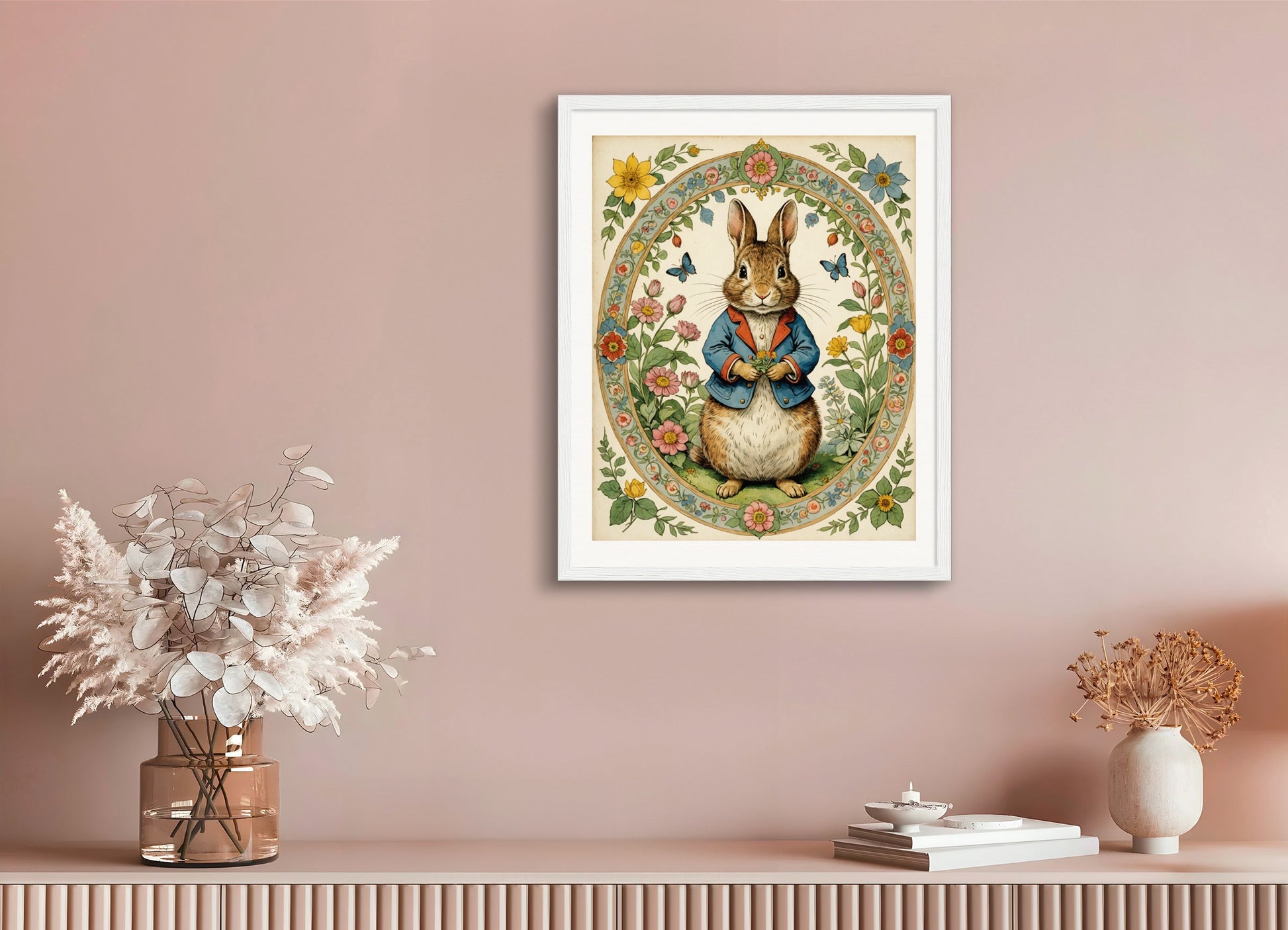 Poster with wood frame: Beatrix Potter, 