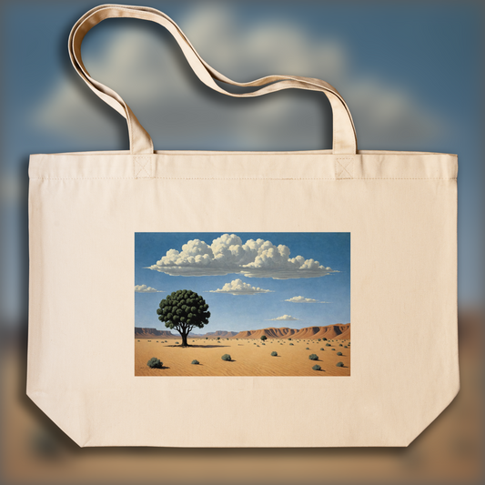 Tote bag - Surréalisme belge, Désert - 1046193480