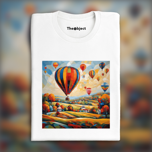 T-Shirt - Abstractionism, Hot Air Balloon, Hot air balloon - 2642206321