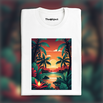 T-Shirt - Tropical Jungle, Candle - 1349520665