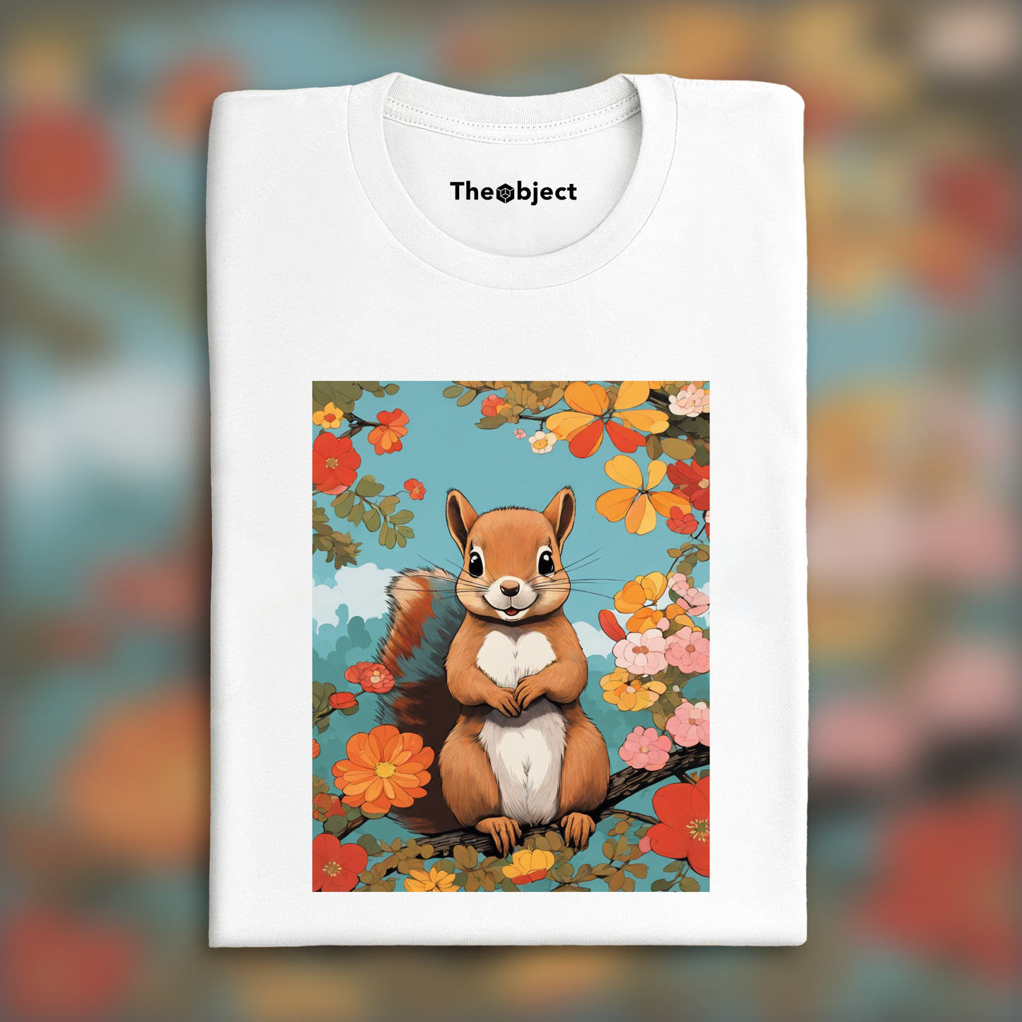 T-Shirt - Contemporary Japanese kawaii artist, Squirrel - 1676576303