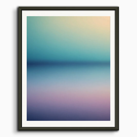 Poster: Soothing Abstract Gradients, Ocean