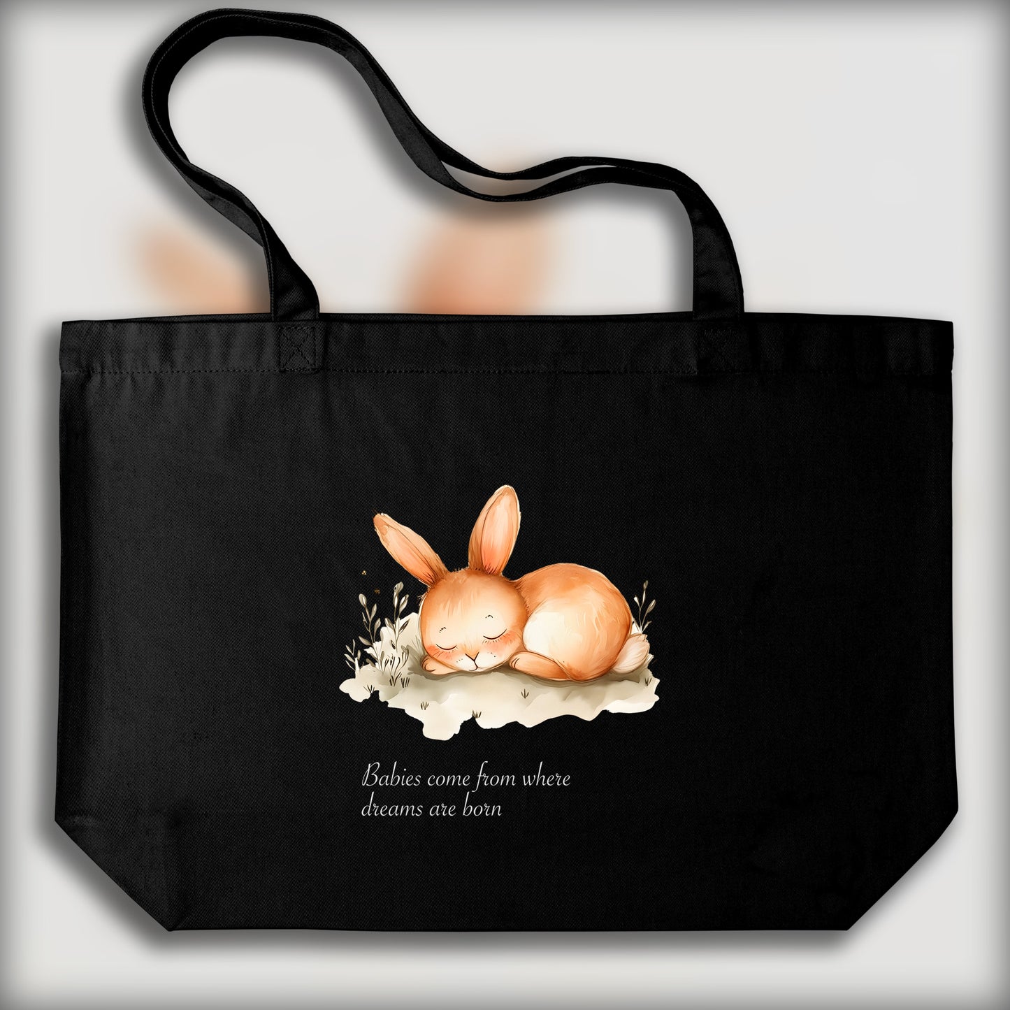 Tote bag - Babies come from where dreams are born, newborn gift - 1030126791