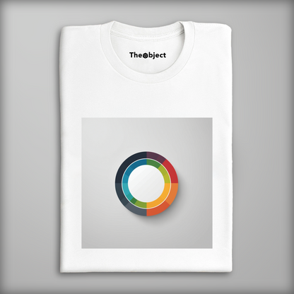 T-Shirt - L'art du minimalisme, cercles - 2498376593