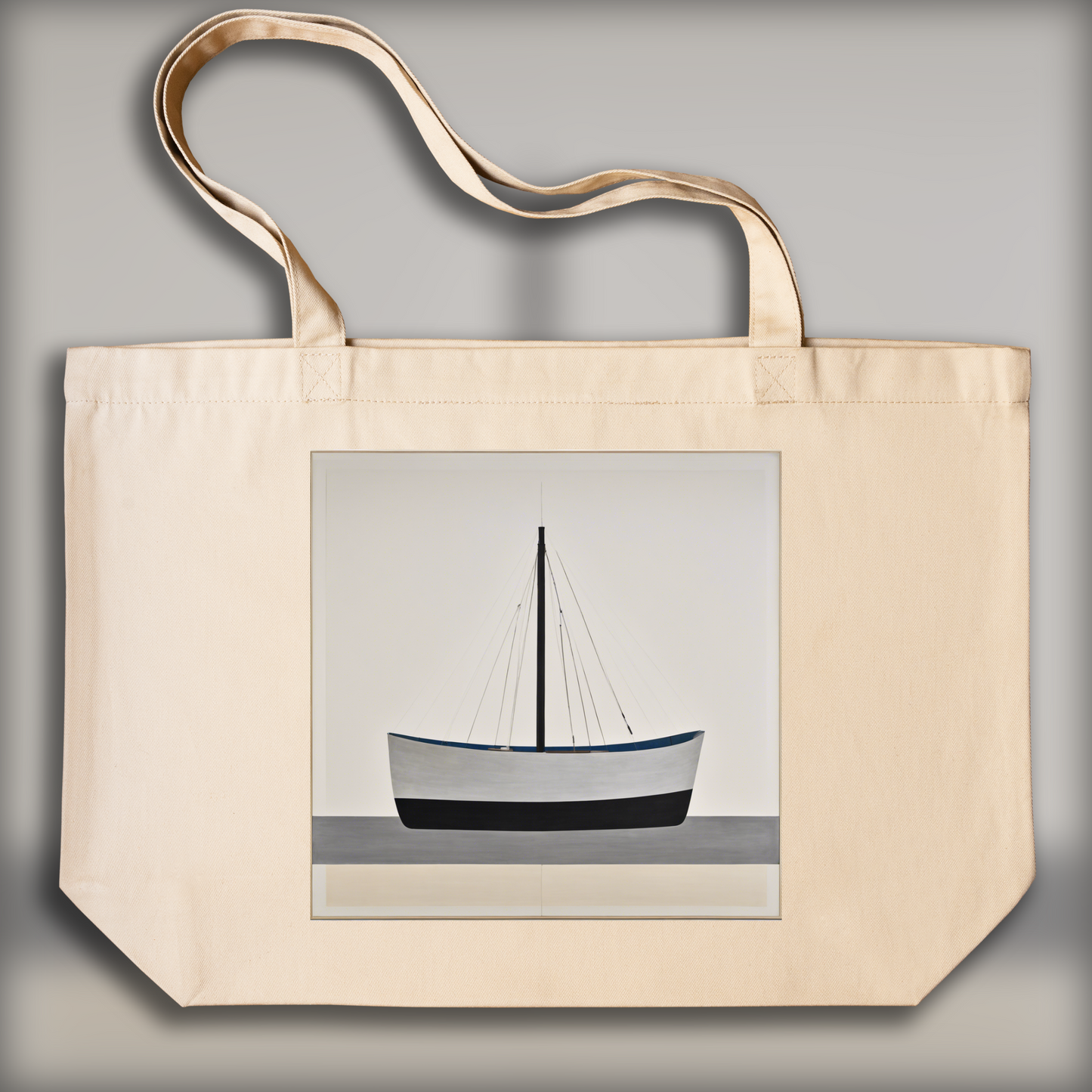 Tote bag - Canadian Abstract Expressionism, Boat - 663246308