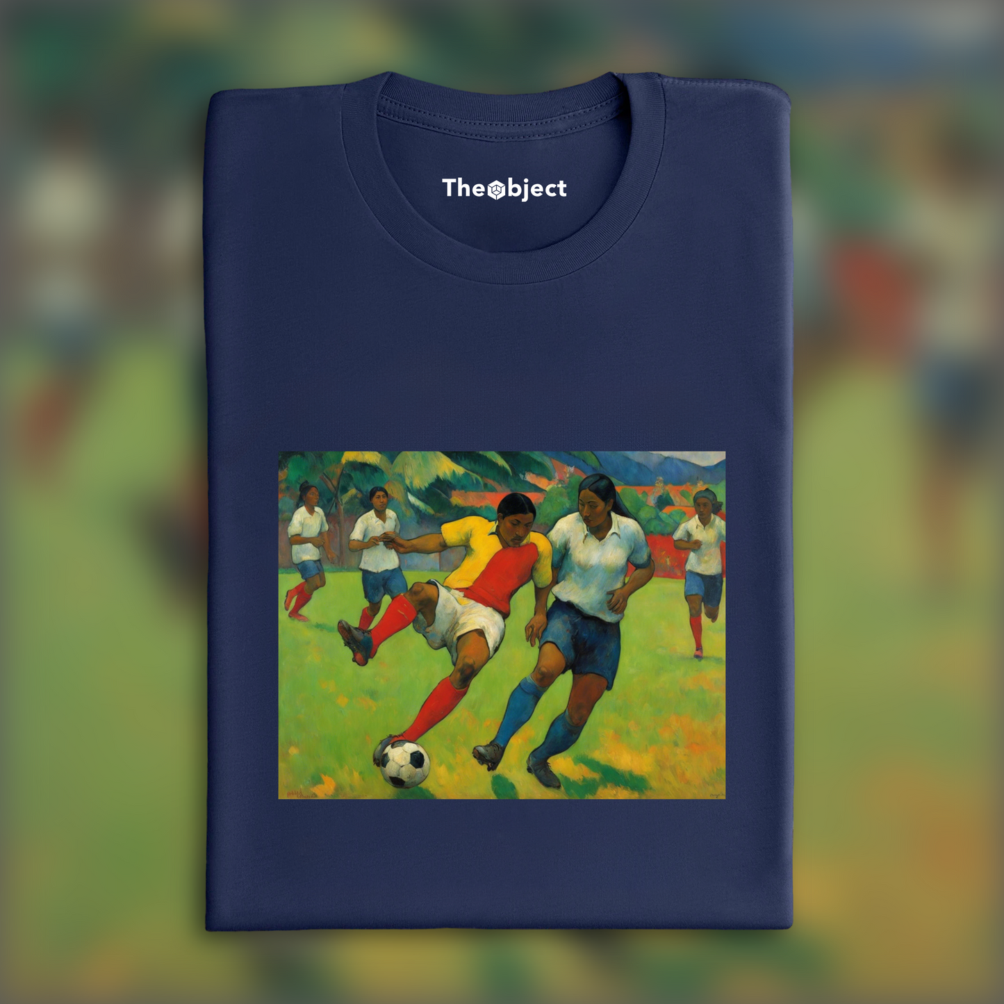 T-Shirt - Vivid exploration of exotic landscapes, mysticism and primal beauty, Soccer - 3980587050