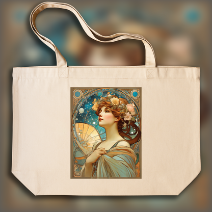 Tote bag - Enchanting fusion of ornate lines and flowing shapes, Astrology - 4098937399