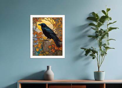 Poster: Louis Comfort Tiffany, Crow