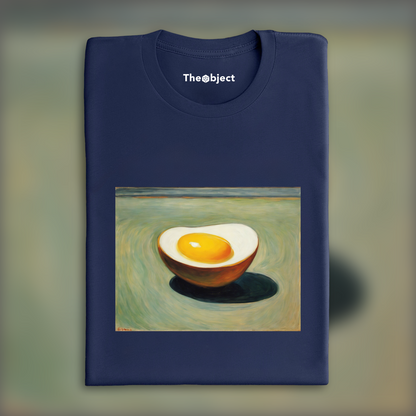 T-Shirt - Emotional scenes exploring psychological depth, Egg - 98773102