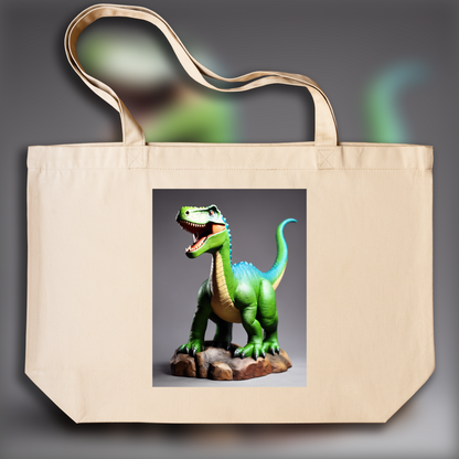 Tote bag - dinosaur, dinosaur - 2460822456