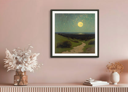 Poster with metal frame: William Langson Lathrop, Astronomy