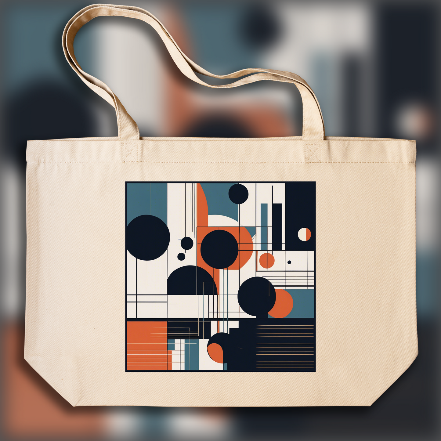 Tote bag - Minimalist abstract art, Astronomy - 1858737170