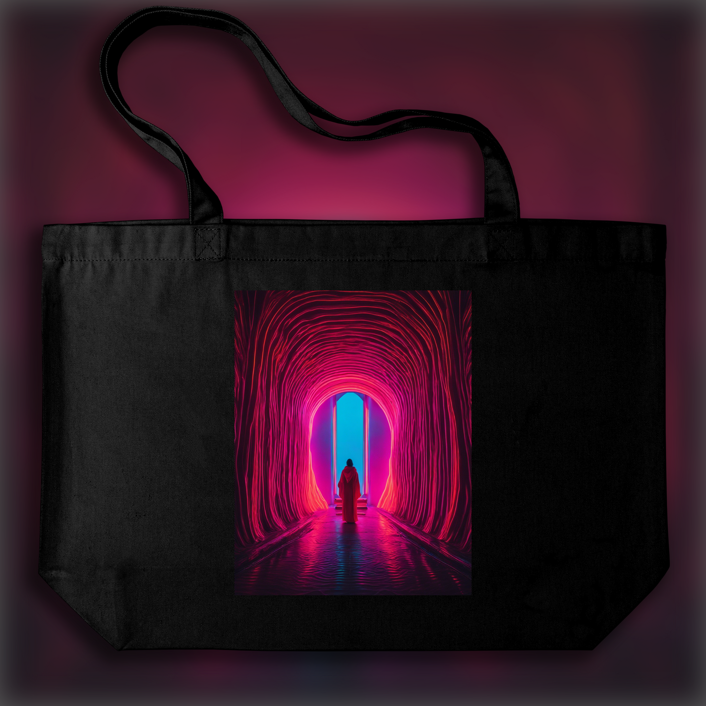 Tote bag - Photolab luminescent neon, Exoplanet landscape - 3561150341