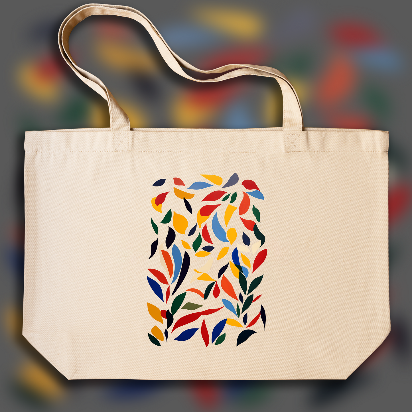 Tote bag - Colorful cut-outs