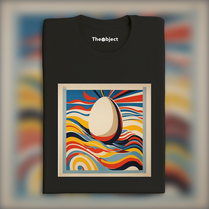 T-Shirt - Poster américain des années 60, Oeuf - 787685651