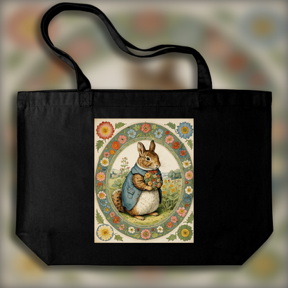 Tote bag - Charming tales, delicate British watercolors, mandalas - 814044927