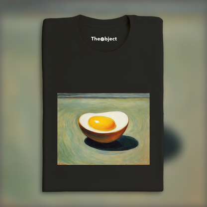 T-Shirt - Emotional scenes exploring psychological depth, Egg - 98773102