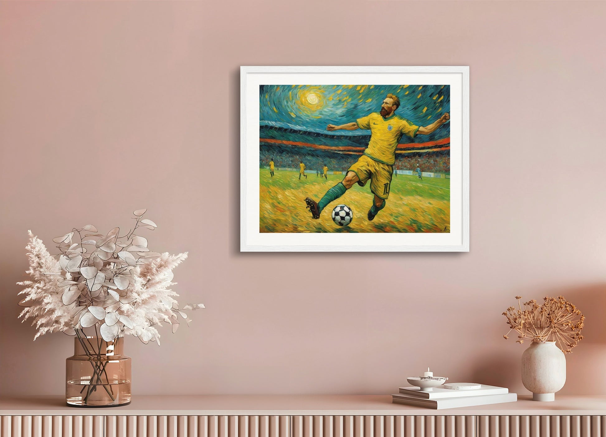 Poster with wood frame: Vincent Van Gogh, 