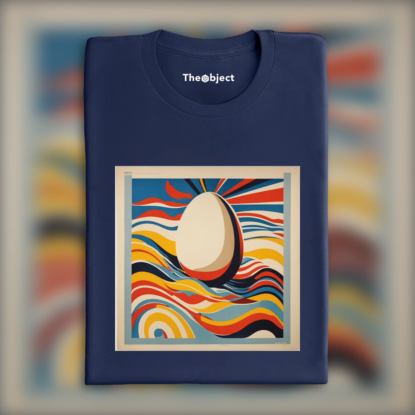 T-Shirt - American poster from the 60s, Egg - 787685651