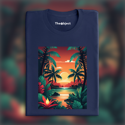 T-Shirt - Tropical Jungle, Candle - 1349520665