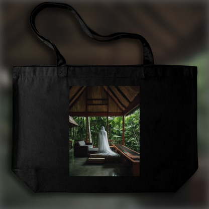 Tote bag - Realistic photography, Ghost in the shell in the Seychelles - 1442194457