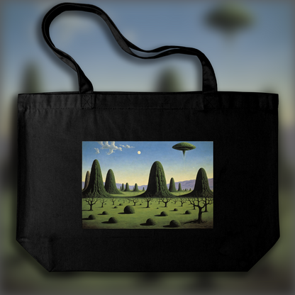 Tote bag - Belgian surrealism, Exoplanet landscape - 932240764