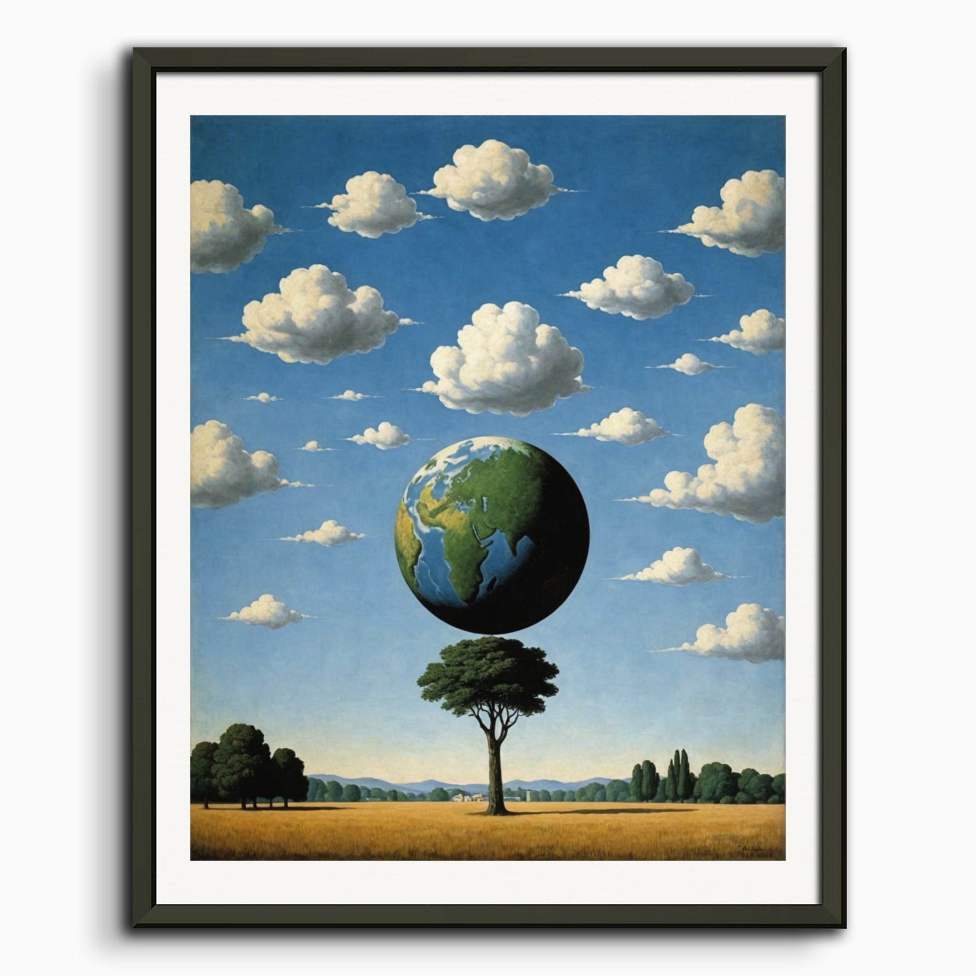 Poster: Belgian surrealism, Earth