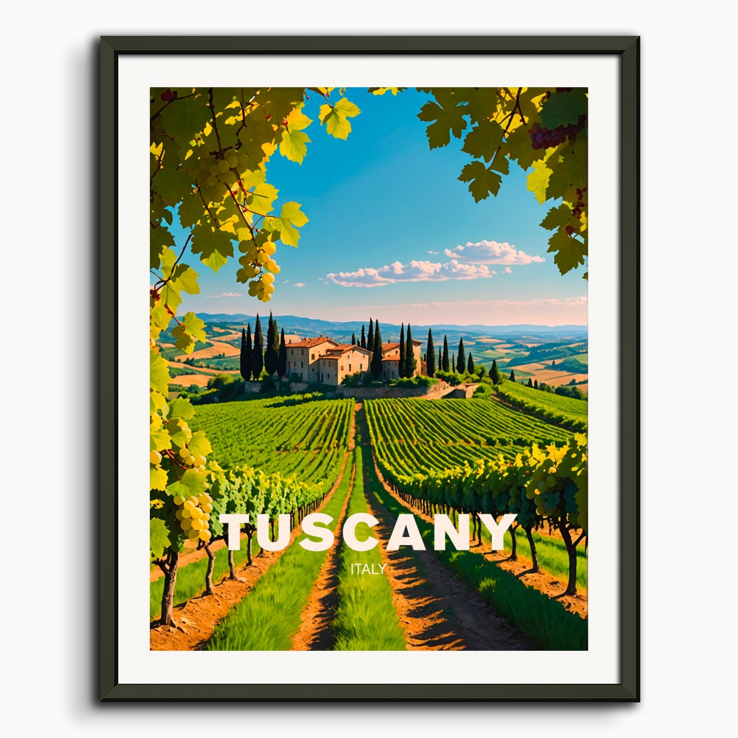 Poster: Vineyard in Tuscany