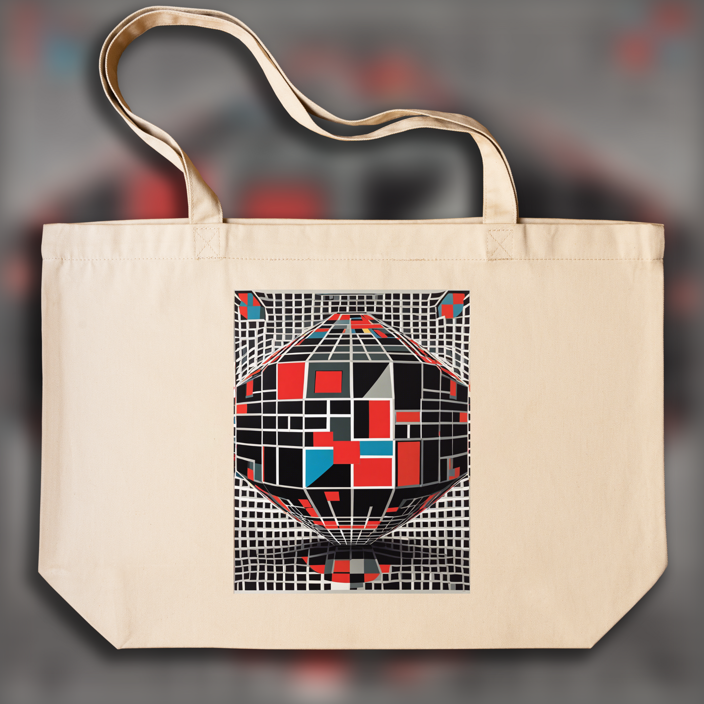 Tote bag - Art optique du XXème siècle, Ordinateur - 2277060293