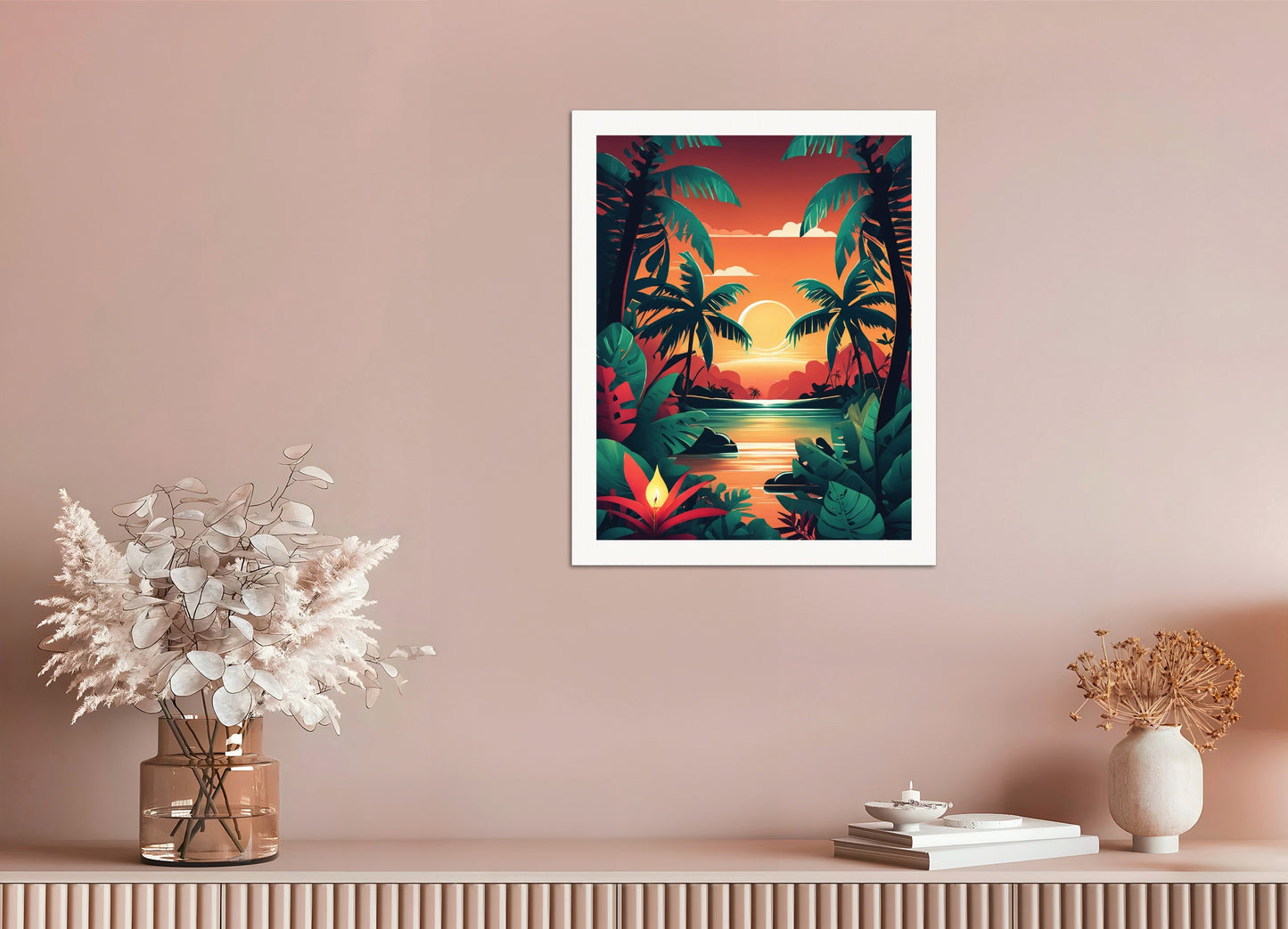 Poster: Tropical jungle, Candle