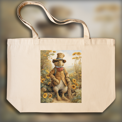 Tote bag - Charming tales, delicate British watercolors, Scarecrow - 2280231038