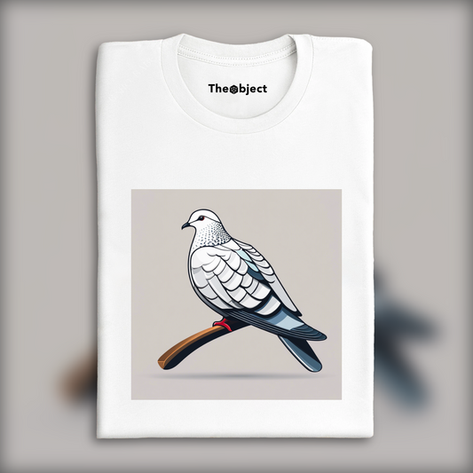 T-Shirt - Flat icon, Dove - 3793157570