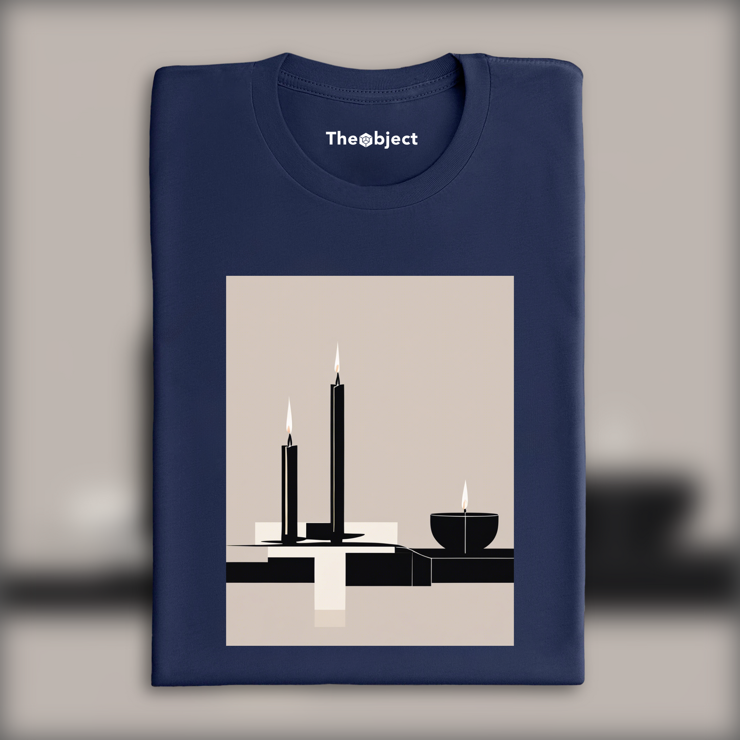 T-Shirt - Neo-minimalism, Candle - 680242211