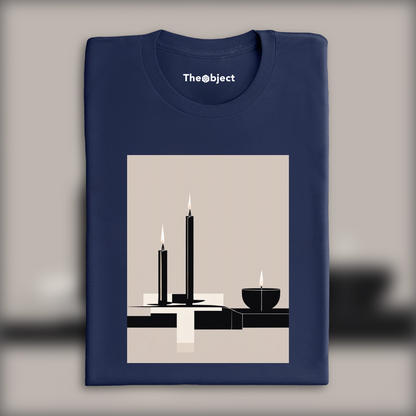 T-Shirt - Néo-minimalisme, Bougie - 680242211