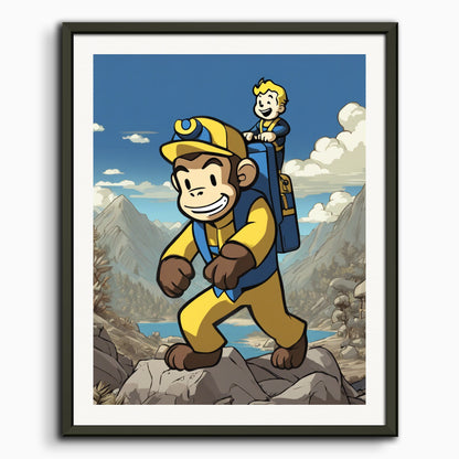 Poster: Fallout (video game), Monkey