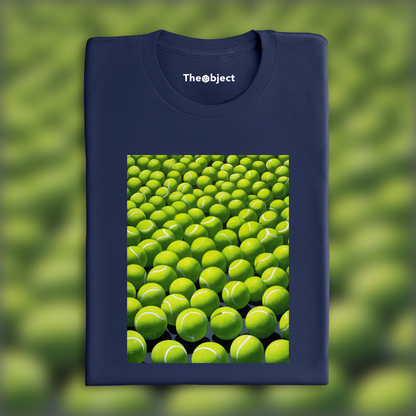 T-Shirt - Belgian surrealism, tennis balls - 2169015337