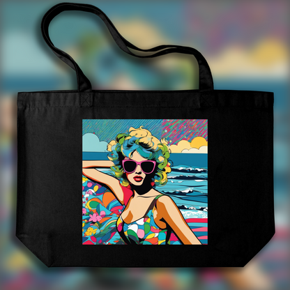 Tote bag - Art néo-pop, Océan - 1409828325